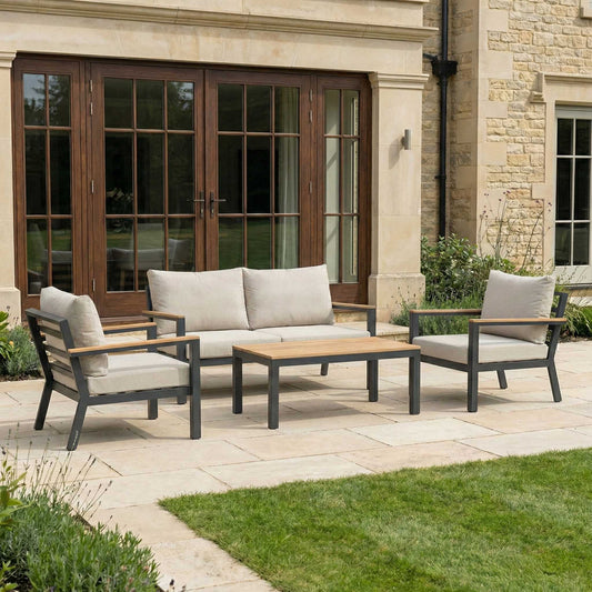 Nova - Heidi 2 Seater Sofa Lounging Set with Rectangular Coffee Table