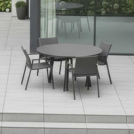 Nova - Phoenix 4 Seat Dining Set - 1.2m Round Table