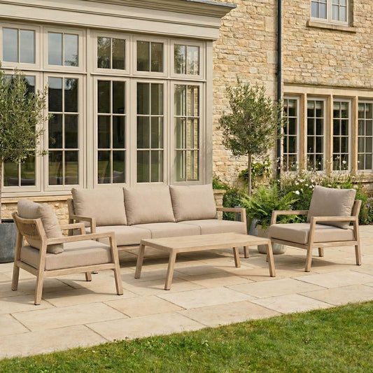 Nova - Eleanor 3 Seater Sofa Lounging Set with Rectangular Coffee Table