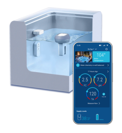 Balboa Purezone wifi hot tub water testing app