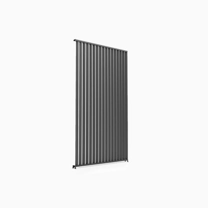 Fixed Vertical Louvered Aluminium Panels