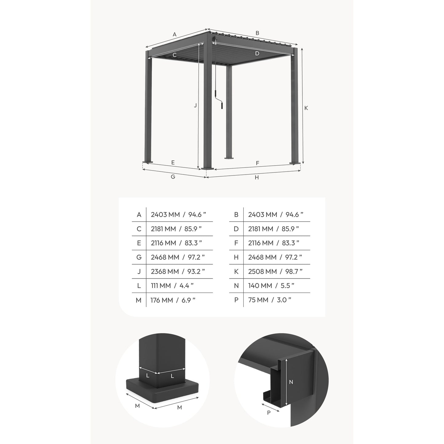 Pergola Schematics