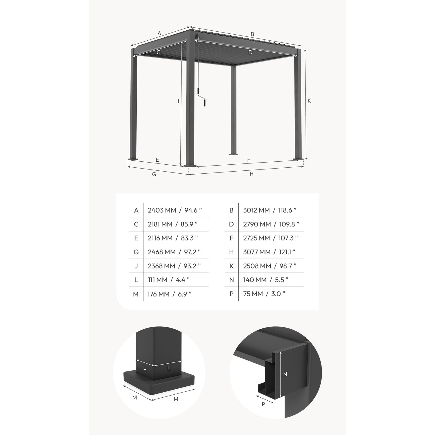 Pergola Schematics