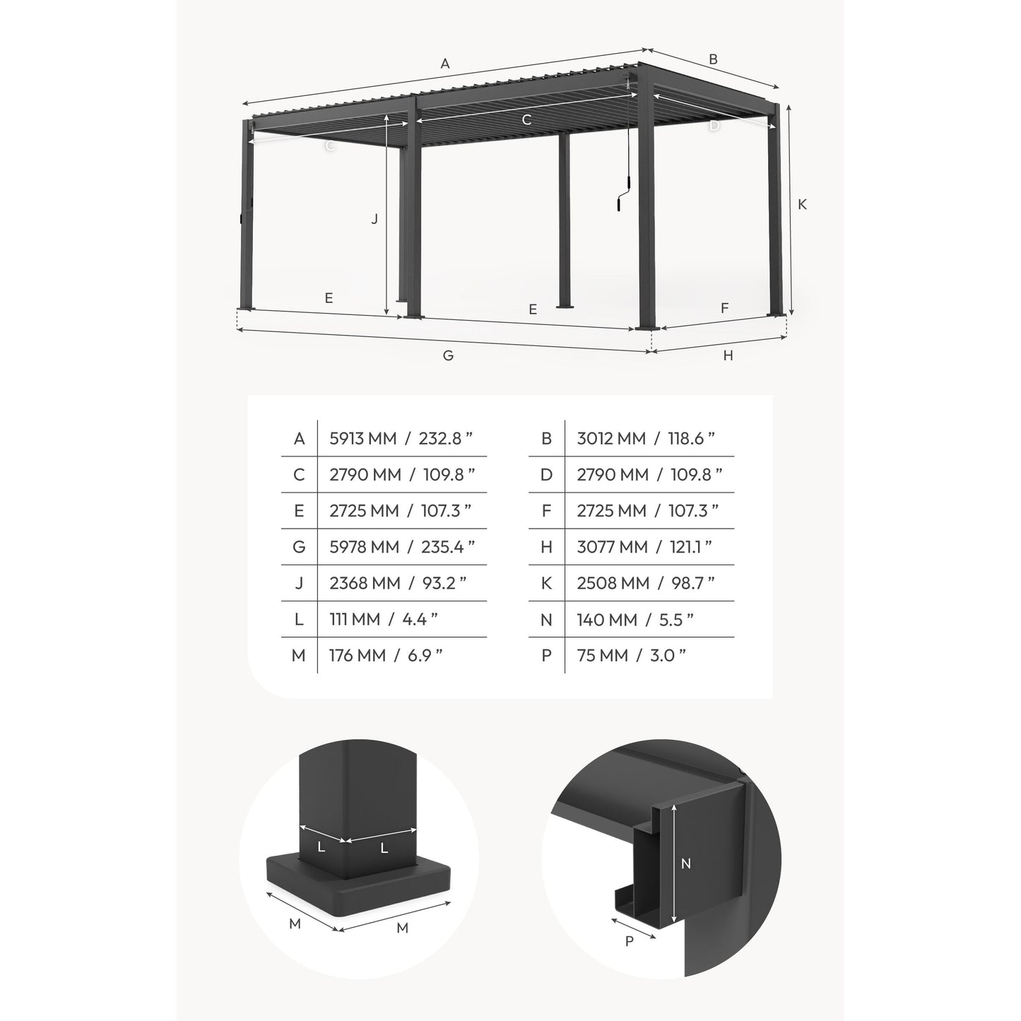 Pergola Schematics