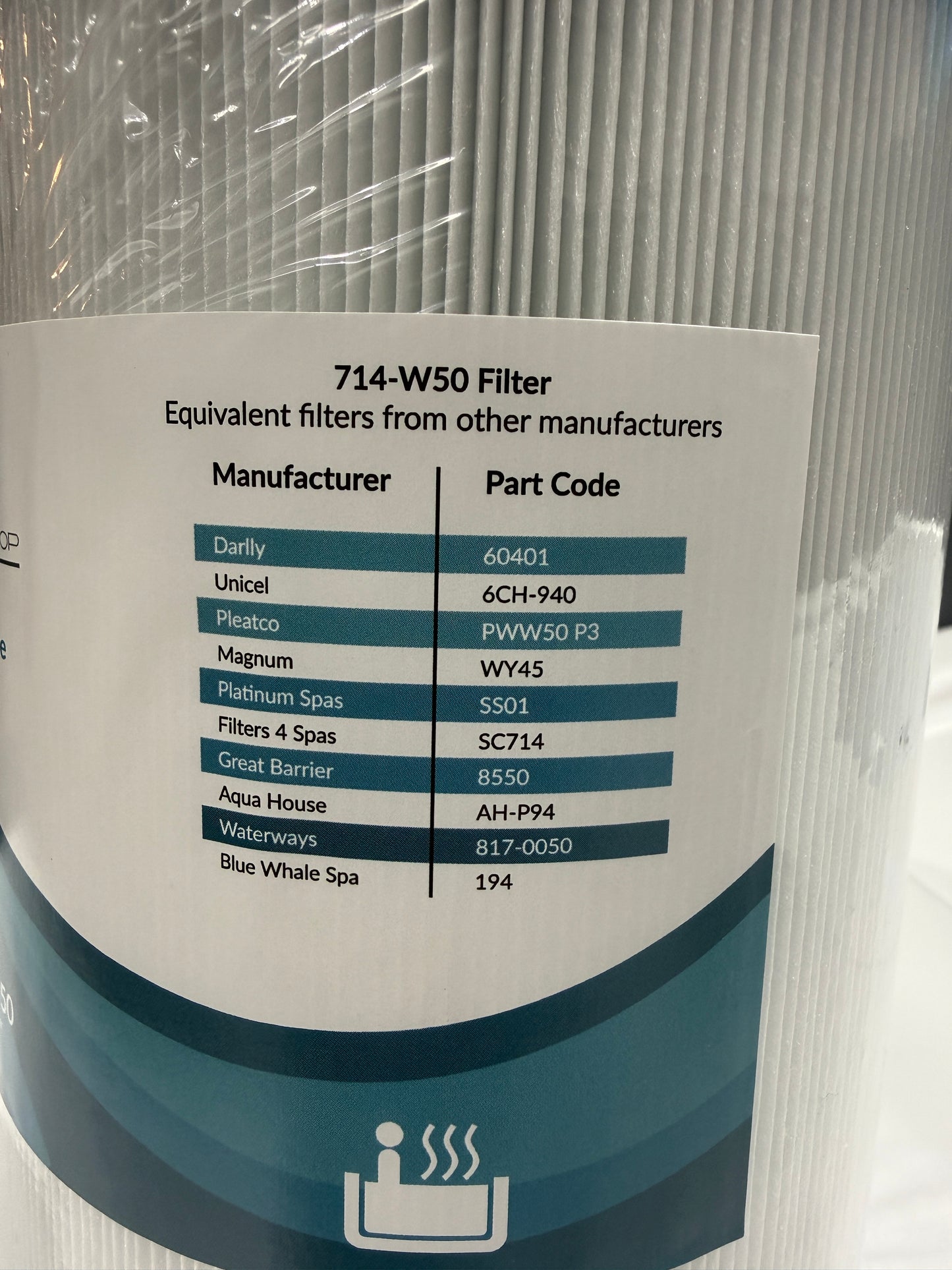 Hot Tub Filter SC714 - PWW50 - 60401 - WY45 - SS01 -  FWS01 + MANY MORE