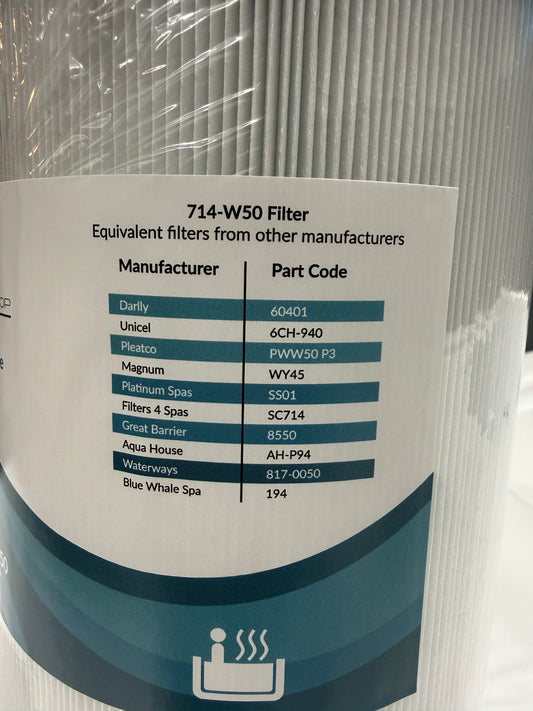 Hot Tub Filter SC714 - PWW50 - 60401 - WY45 - SS01 -  FWS01 + MANY MORE
