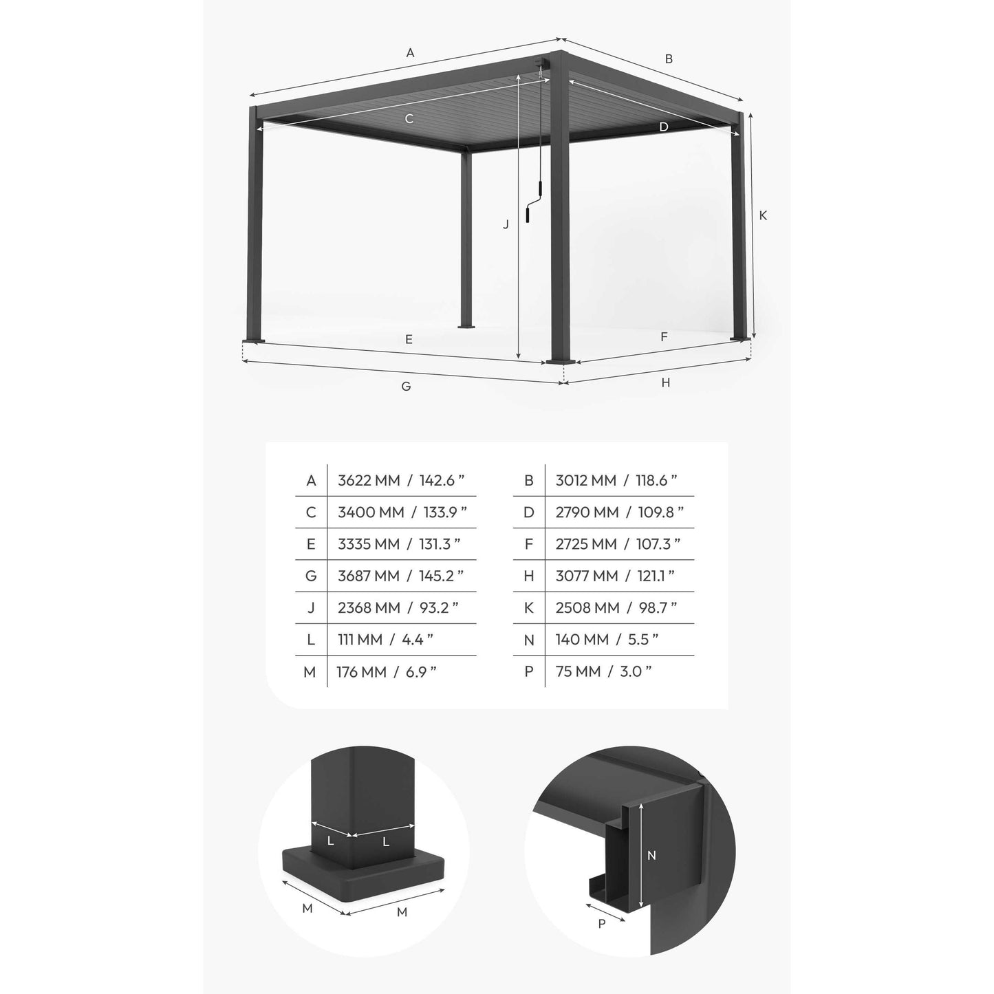 Pergola Schematics
