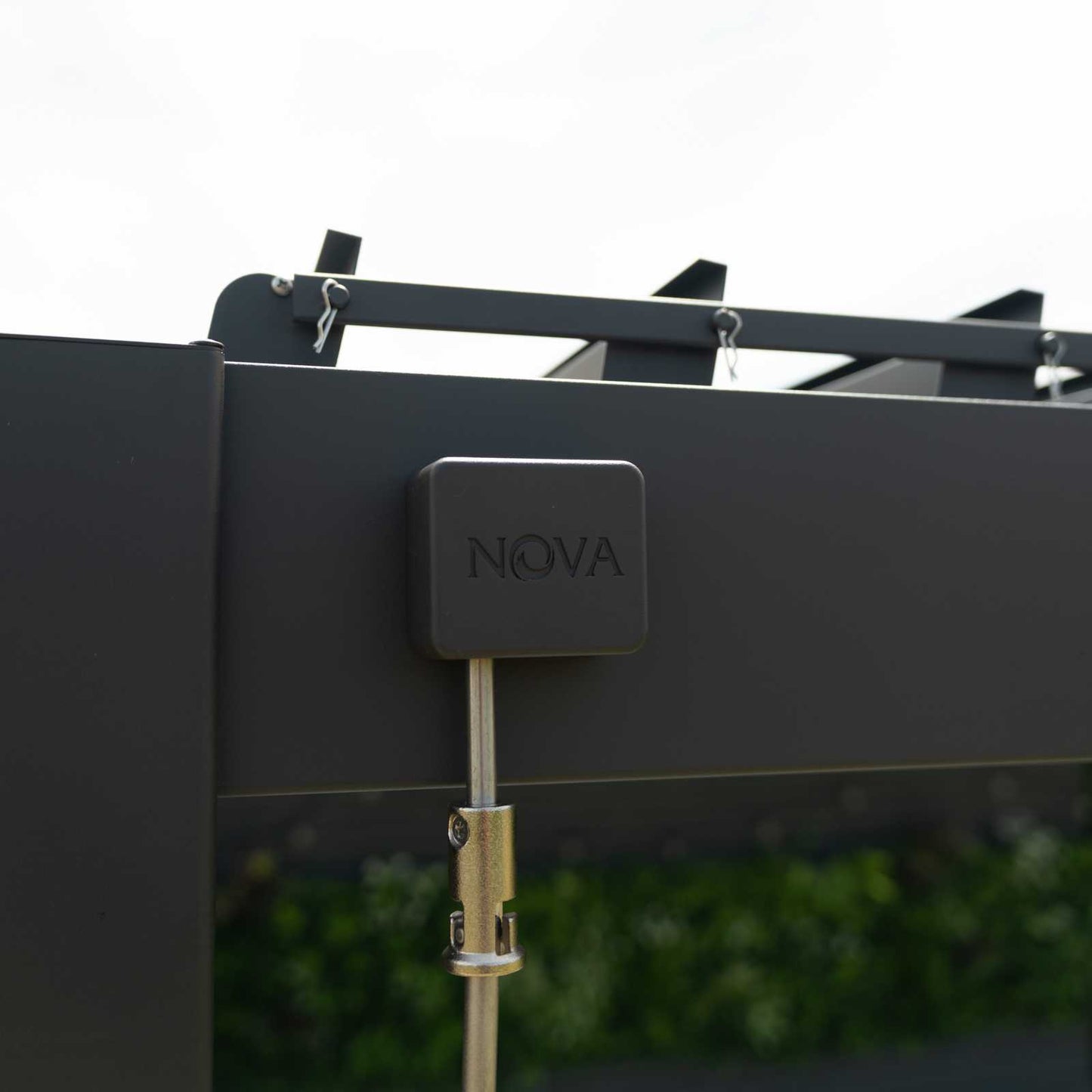 Nova - Titan Freestanding Aluminium Pergola - 4m x 3m Rectangular - Grey