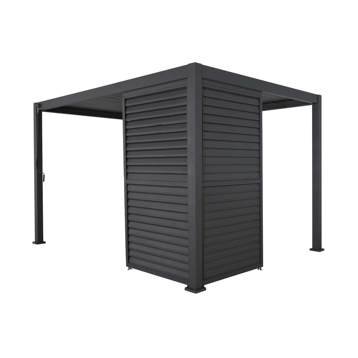 Adjustable Horizontal Louvered Aluminium Panels
