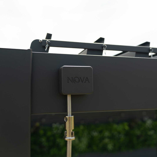 Nova - Titan Freestanding Aluminium Pergola - 5.3m x 3.6m Rectangular - Grey