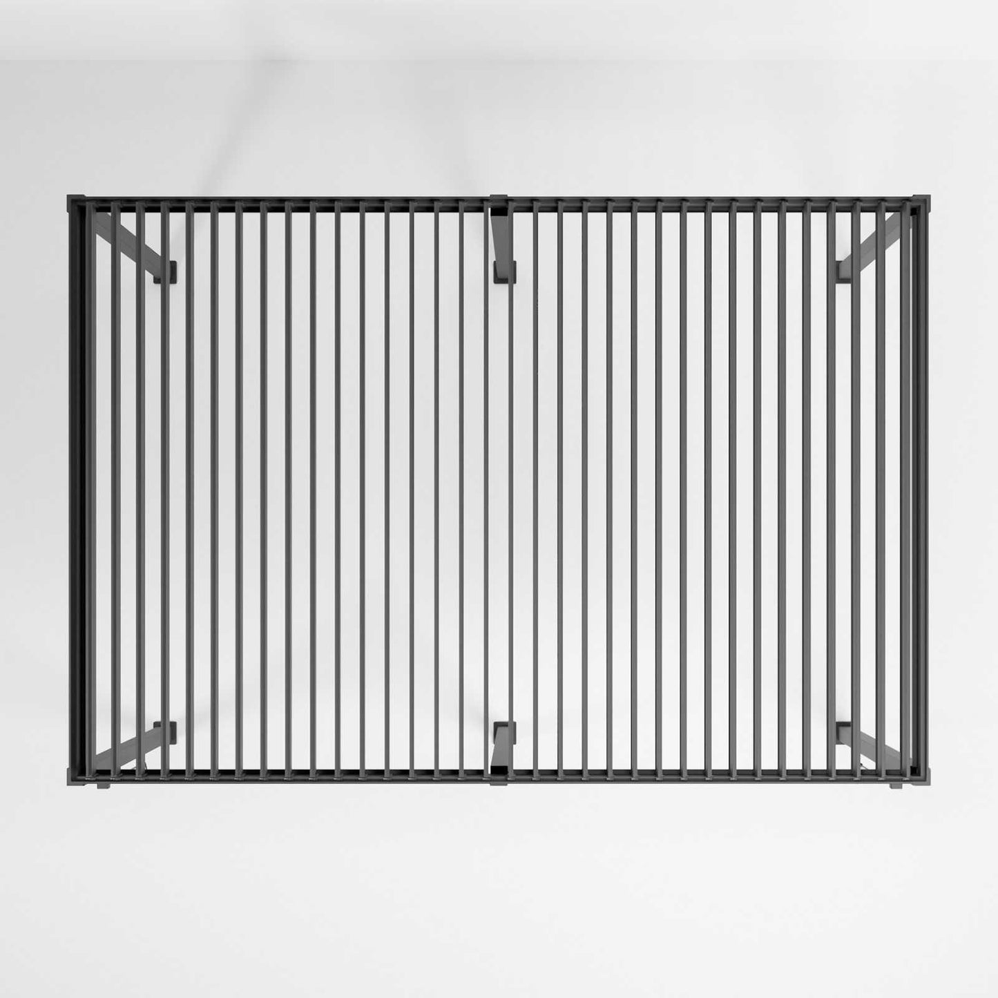 Nova - Titan Freestanding Aluminium Pergola - 5.3m x 3.6m Rectangular - Grey