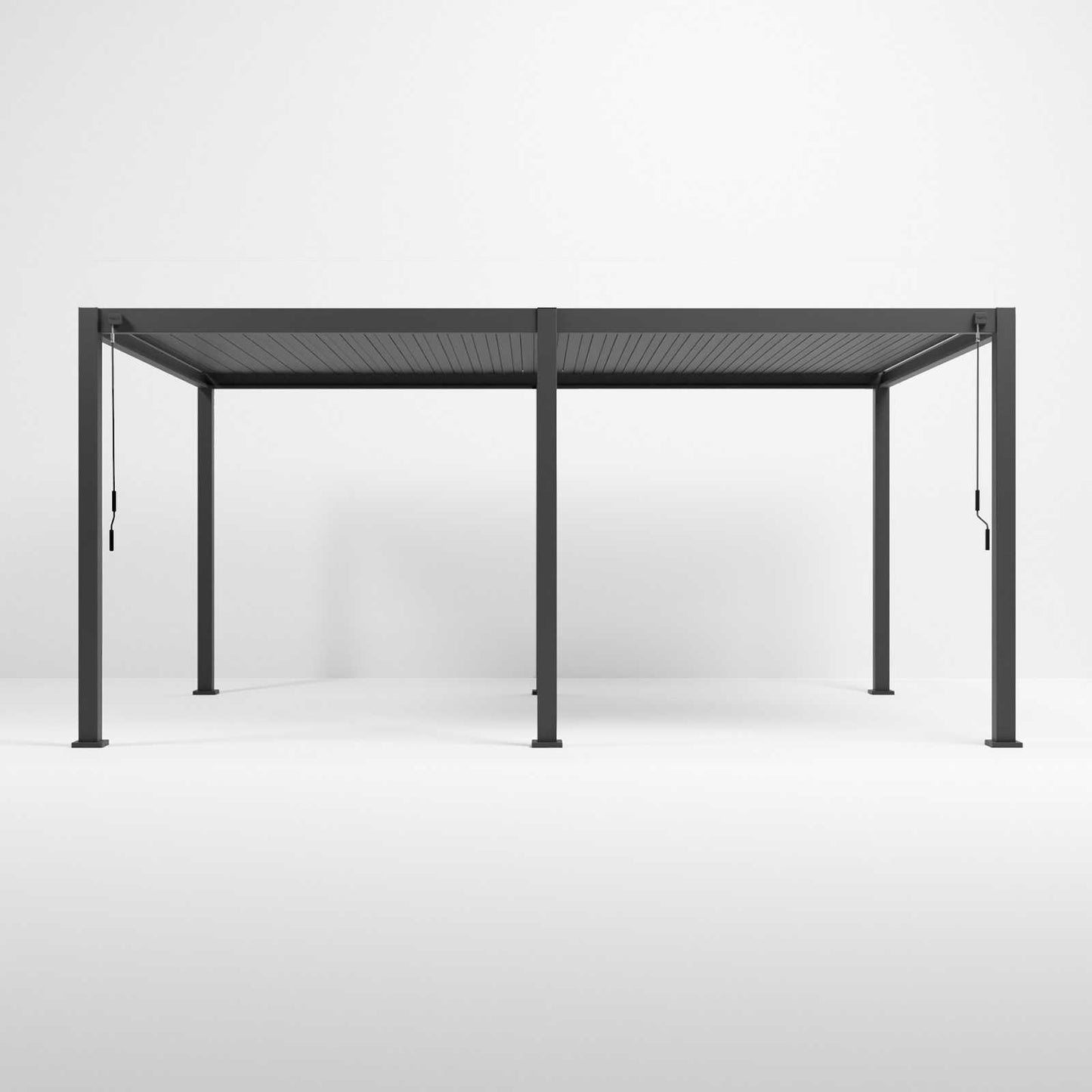 Nova - Titan Freestanding Aluminium Pergola - 5.3m x 3.6m Rectangular - Grey