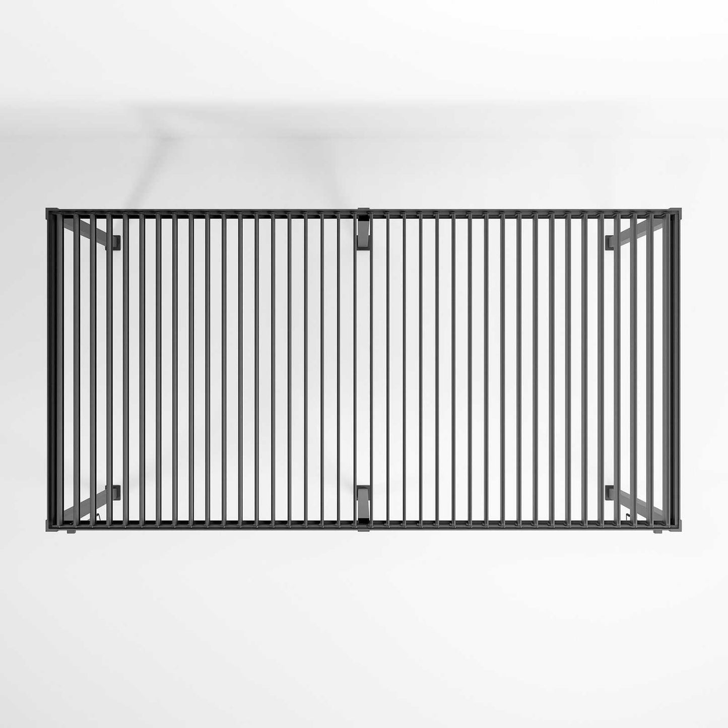 Nova - Titan Freestanding Aluminium Pergola - 6m x 3.6m Rectangular - Grey