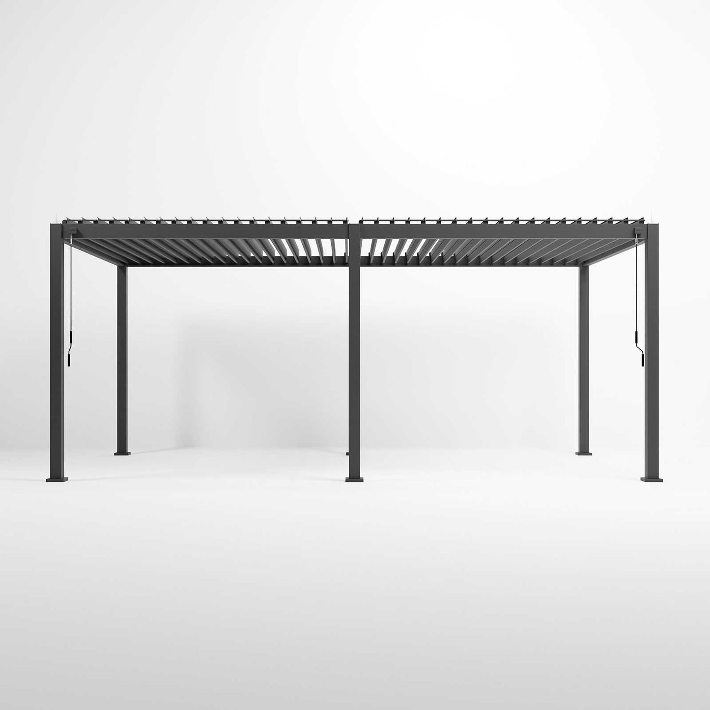 Nova - Titan Freestanding Aluminium Pergola - 6m x 3.6m Rectangular - Grey
