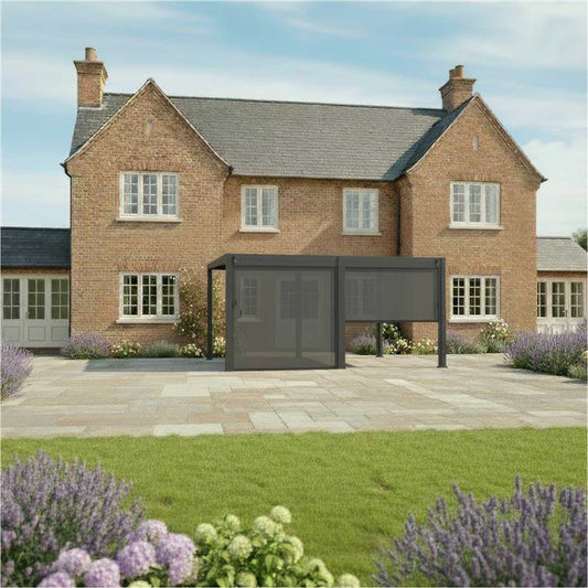 Pull Down Pergola Privacy Screens