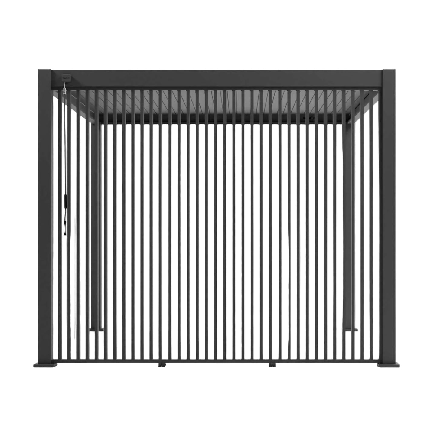 Fixed Vertical Louvered Aluminium Panels