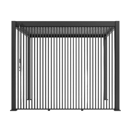 Fixed Vertical Louvered Aluminium Panels