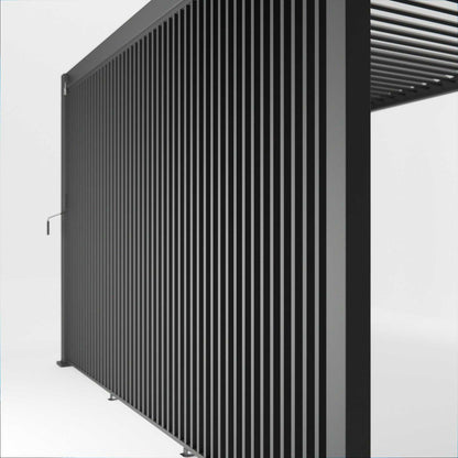 Fixed Vertical Louvered Aluminium Panels
