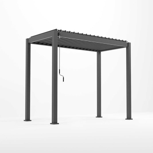 Nova - Titan Freestanding Aluminium Pergola - 3.0m x 1.5m Rectangular - Grey