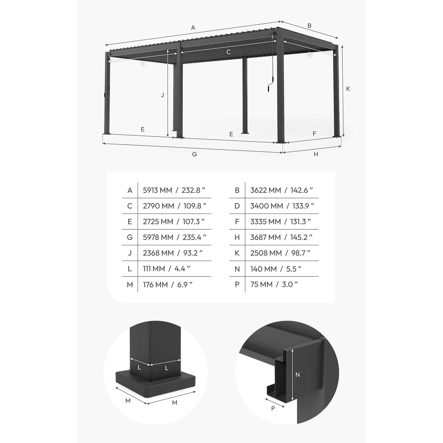 Pergola Schematics