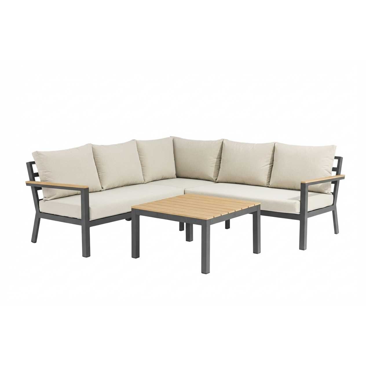 Nova - Heidi Corner Sofa Lounging Set with Square Coffee Table