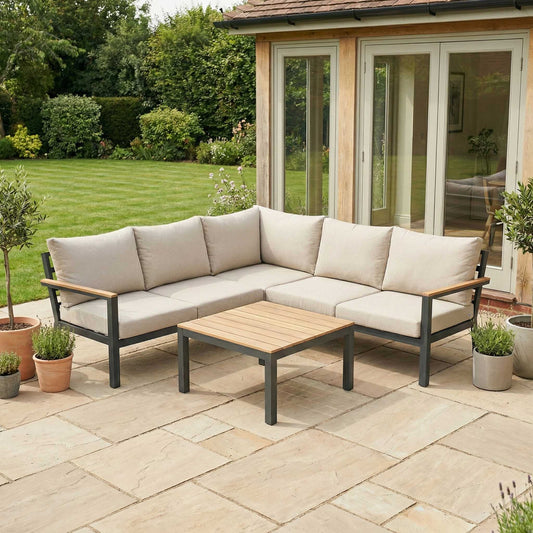 Nova - Heidi Corner Sofa Lounging Set with Square Coffee Table