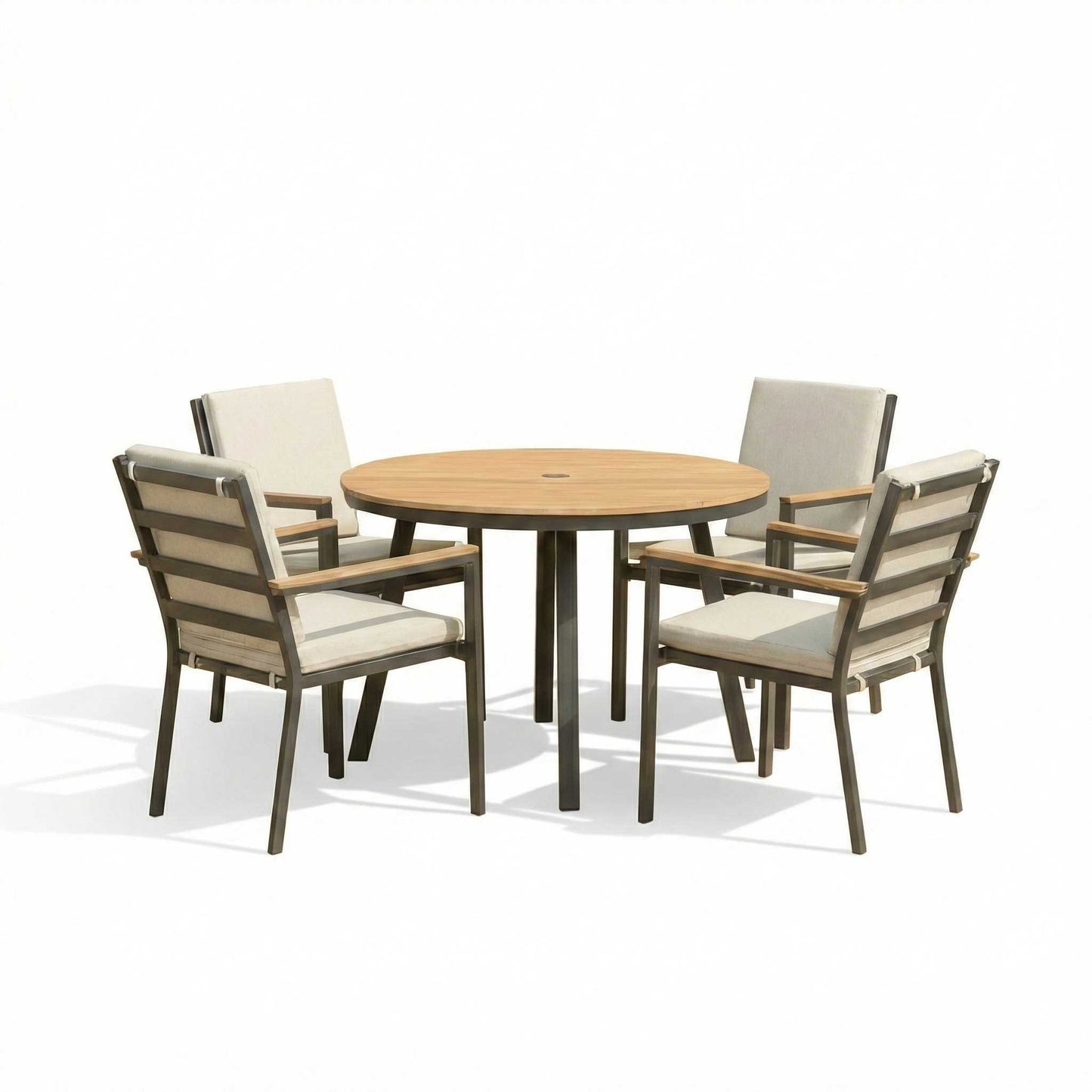 Nova - Heidi 4 Seat Dining Set - 1.1m Round Table