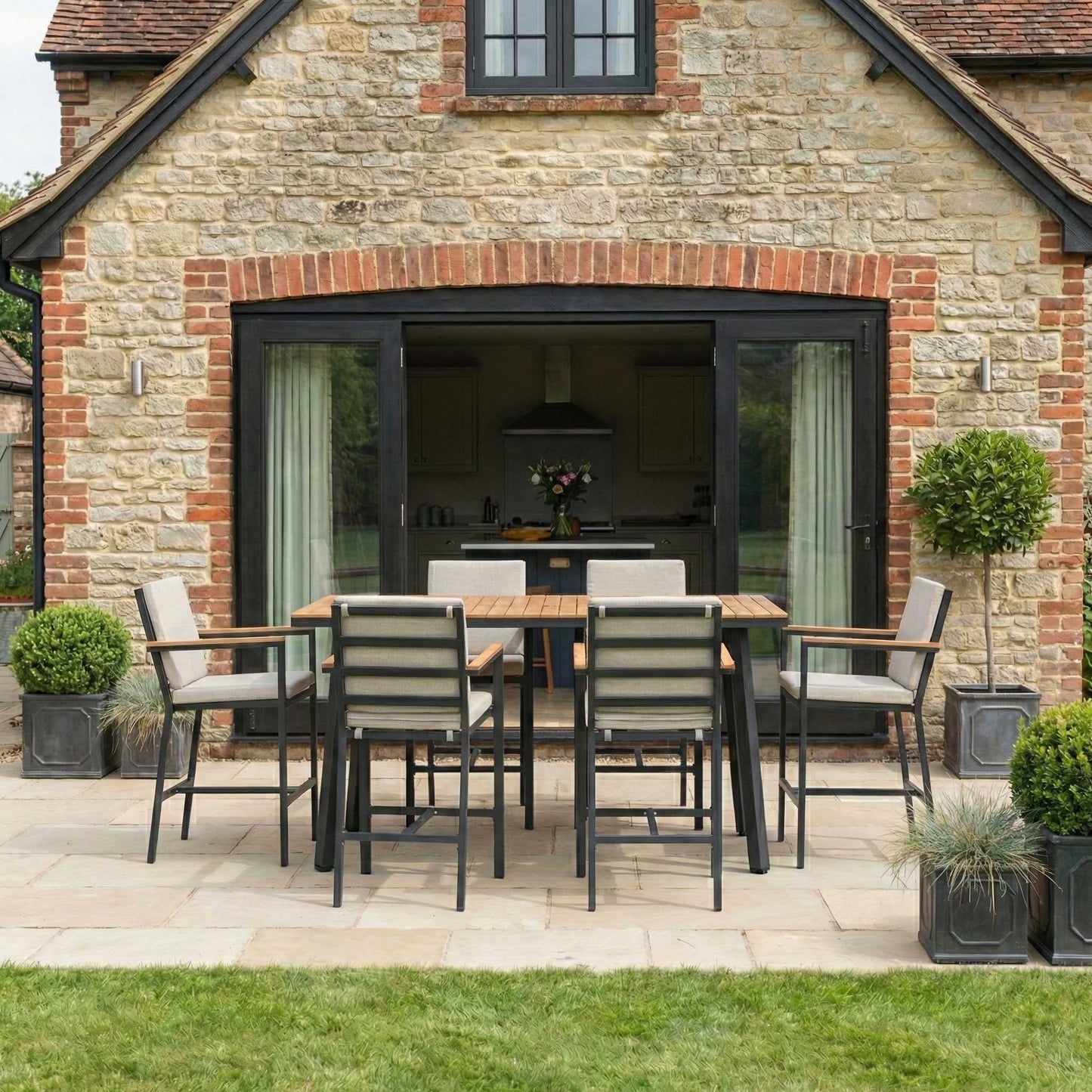 Nova - Heidi 6 Seat Dining Set - 1.8 x 1.0m Rectangular Table