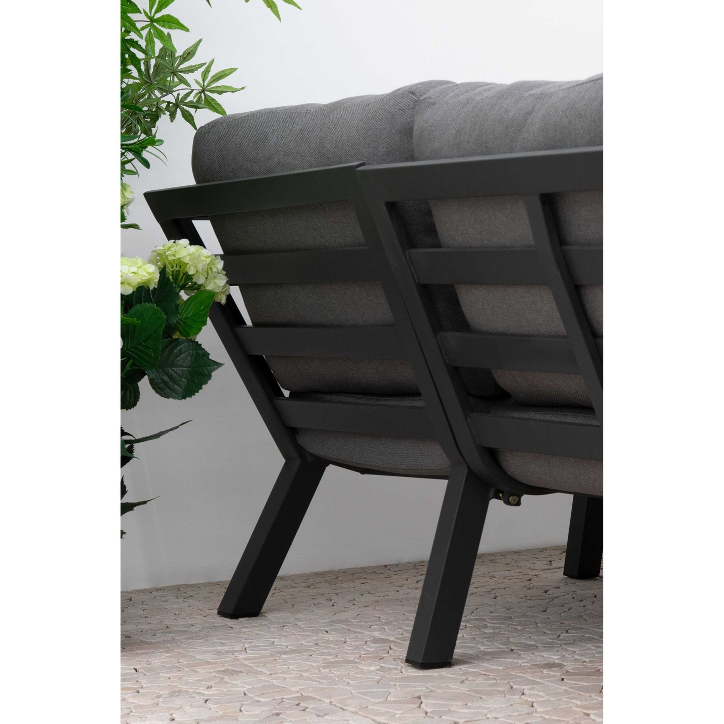 Nova - Phoenix L-Shaped Corner Sofa Lounge Dining Set with Rectangular Extending Rising Table