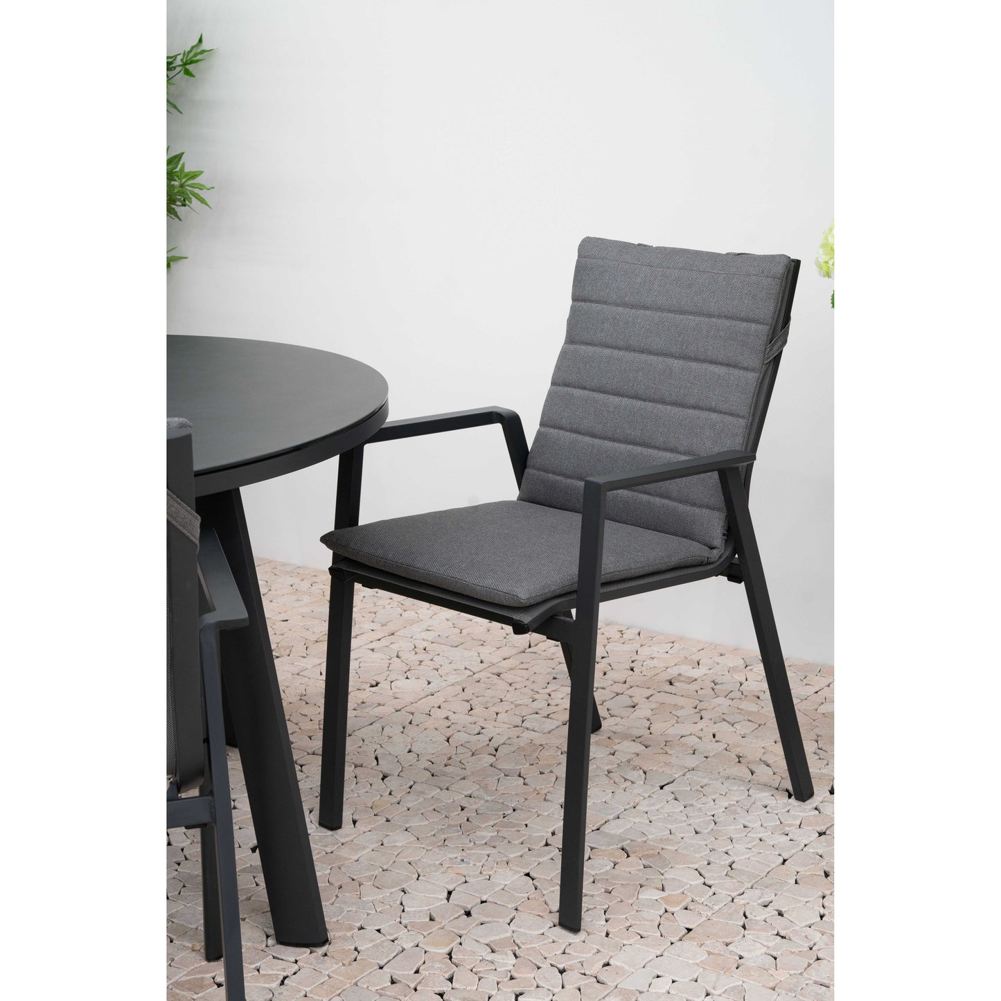 Nova - Zara 6 Seat Dining Set - 1.5*1.0m Rectangular Table - Grey