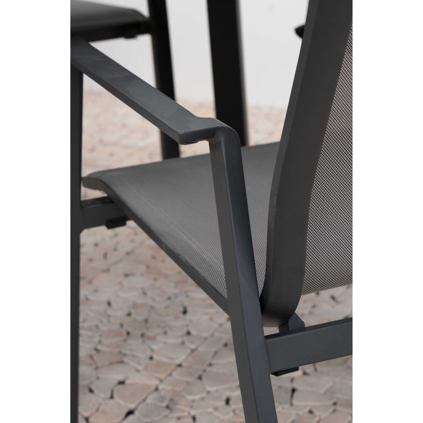 Nova - Zara 6 Seat Dining Set - 1.5*1.0m Rectangular Table - Grey