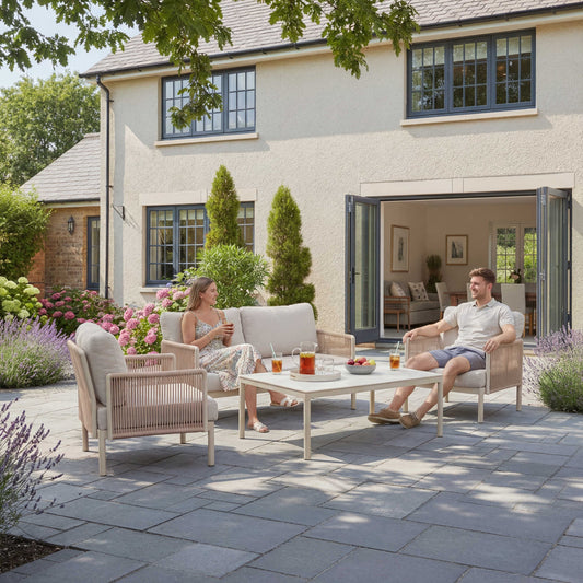 Nova - Hayden 2 Seater Sofa Lounging Set with Rectangular Coffee Table