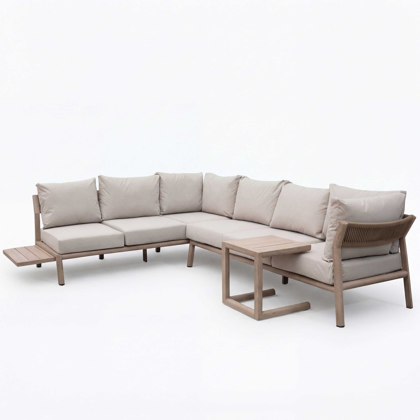 Nova - Eleanor Left Hand Platform Corner Sofa Lounging Set