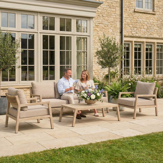 Nova - Eleanor 3 Seater Sofa Lounging Set with Rectangular Coffee Table