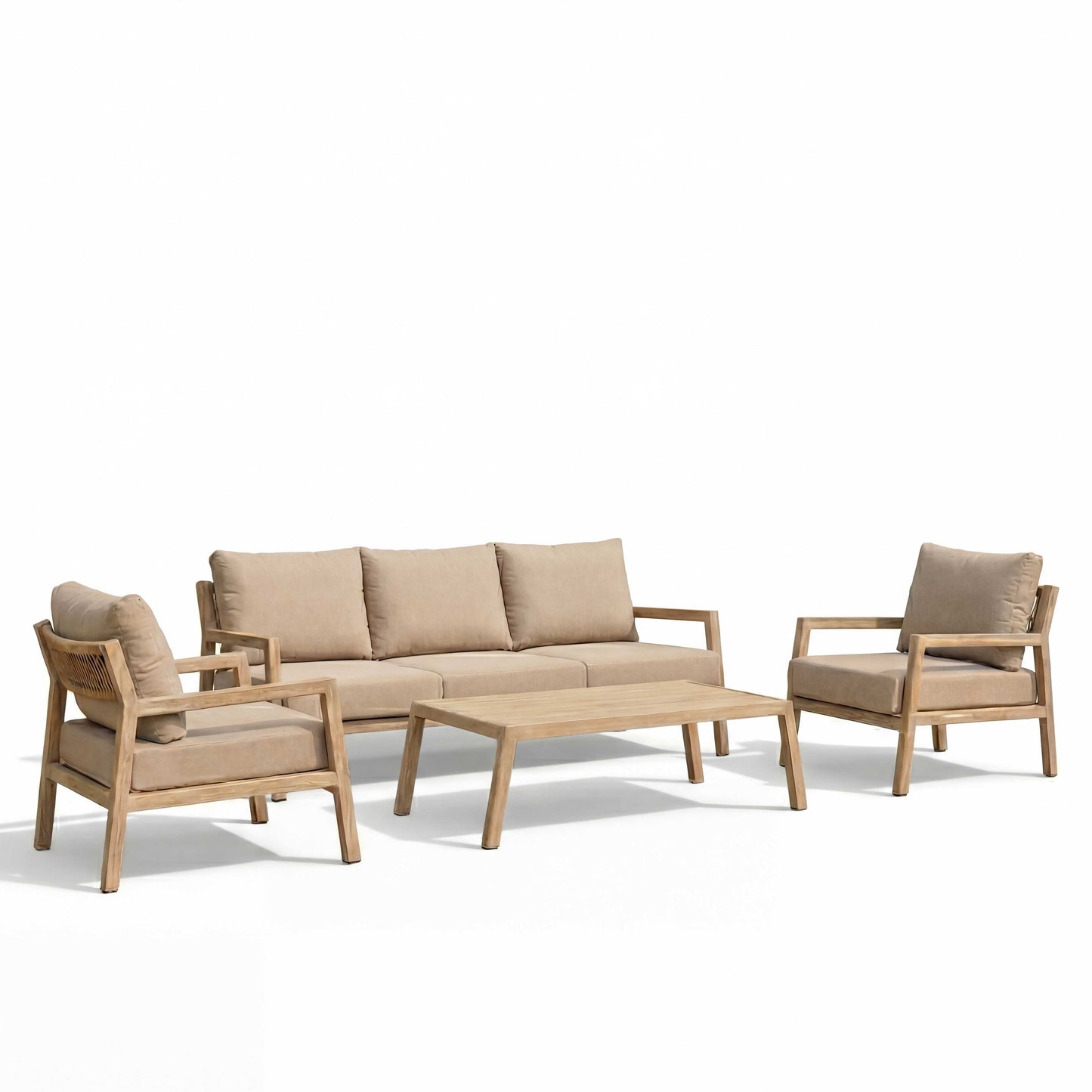 Nova - Eleanor 3 Seater Sofa Lounging Set with Rectangular Coffee Table