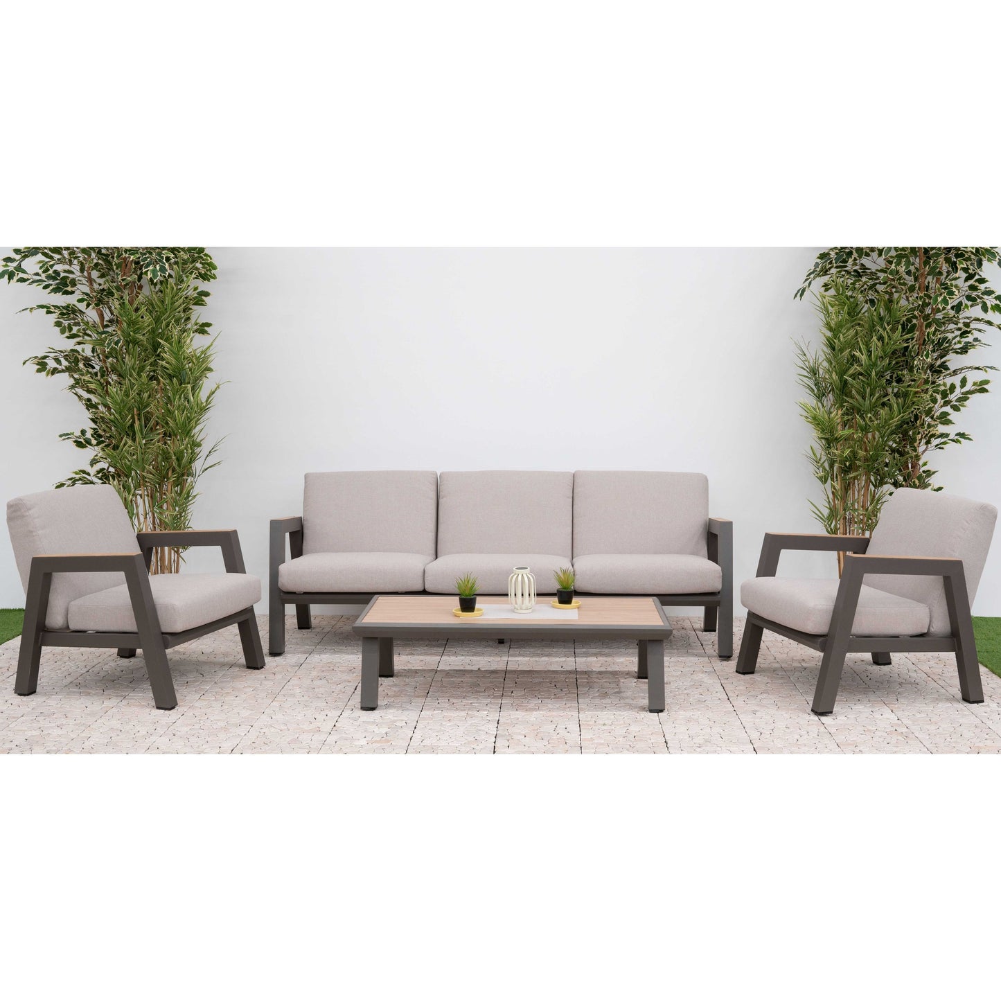 Nova - Hunter 3 Seater Sofa Lounging Set with Rectangular Coffee Table