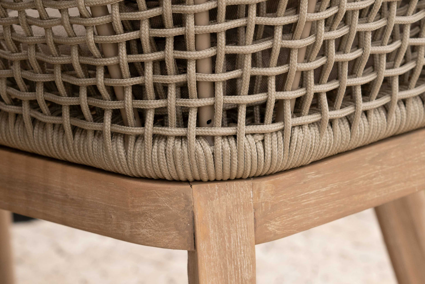 Nova - Summer Corner Sofa Lounging Set with Round Coffee Table & Side Table