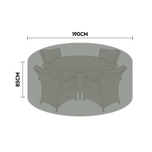 Protex - 4 Seat Round Dining Set Cover