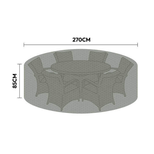 Protex - 6 Seat Round Dining Set Cover