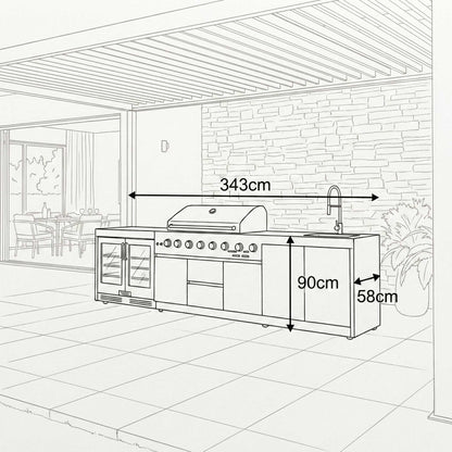 Nova - Assado Plus Outdoor Kitchen
