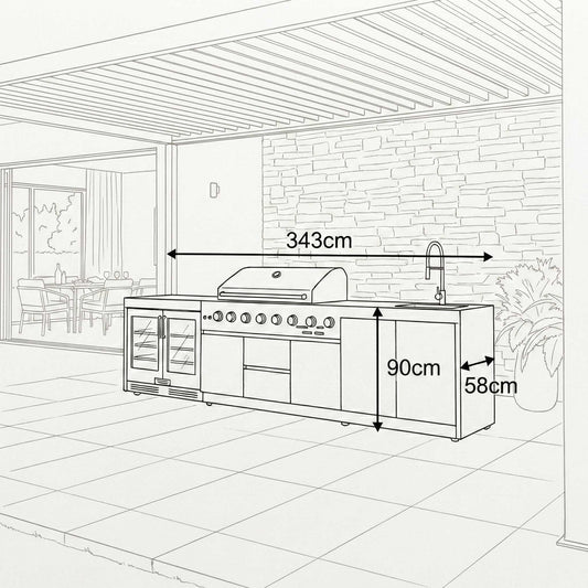 Nova - Assado Plus Outdoor Kitchen
