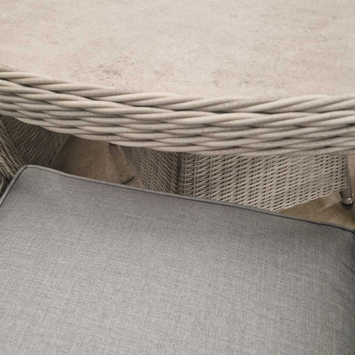 Nova - Ivy 2 Seat Bistro Set - 0.75m Round Table (Ceramic Glass)