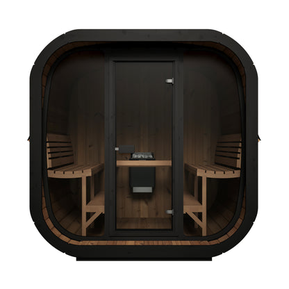 ThermoZen L Outdoor Sauna - 6 Person - Including Heater