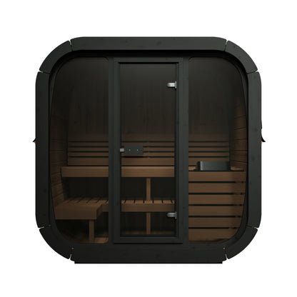 ThermoZen M Outdoor Sauna - 4 Person - Including Heater