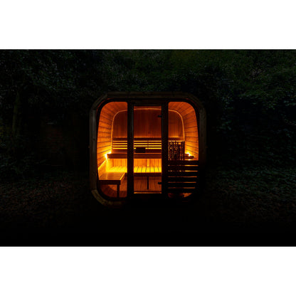 ThermoZen M Outdoor Sauna - 4 Person - Including Heater