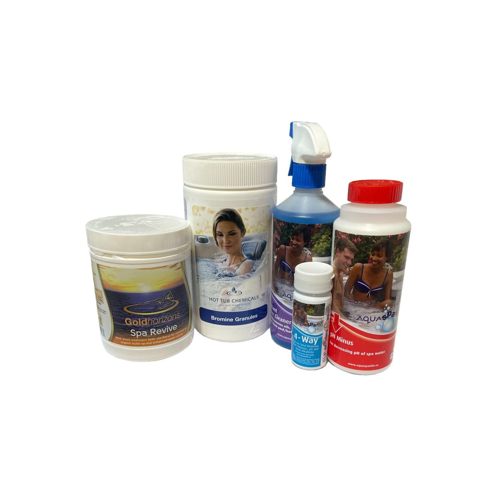 Basic Bromine Granules Chemical Kit (With Revive Shock) 3 Month Subscr ...