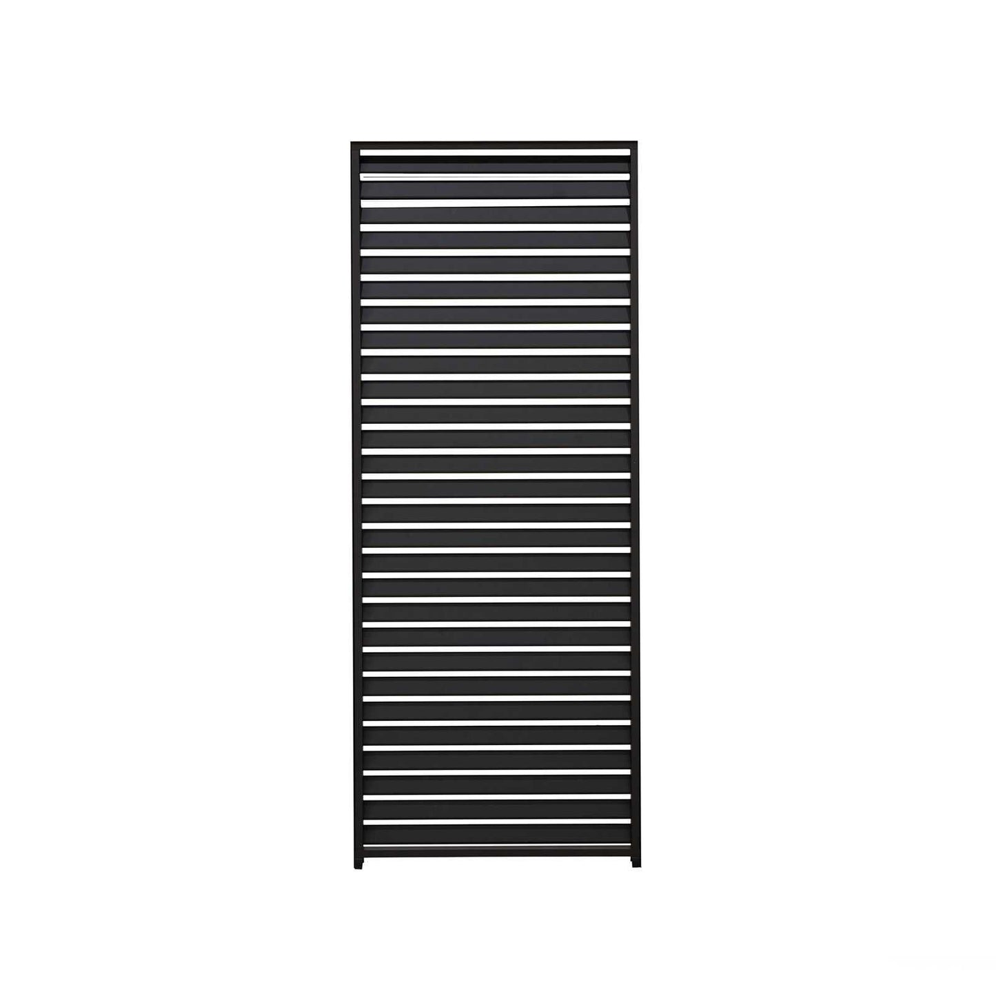Fixed Horizontal Louvered Aluminium Panels
